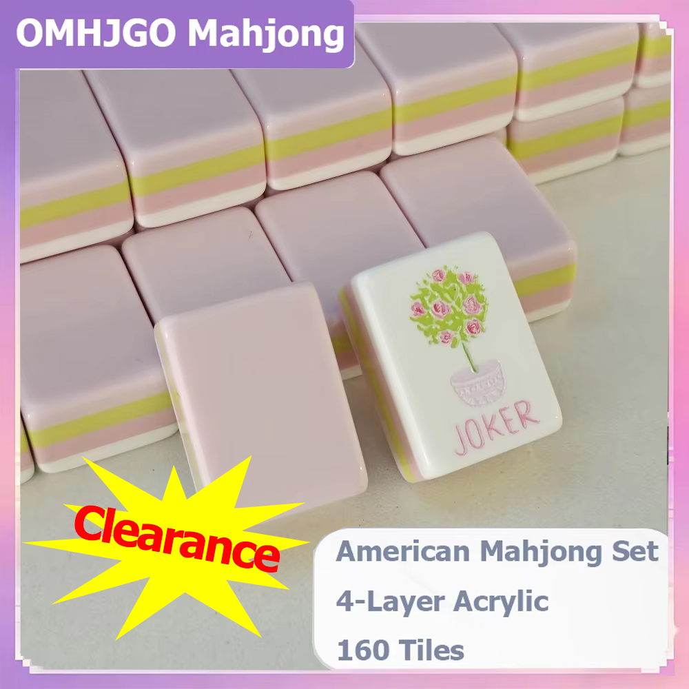 Board Game Mahjong - Bardzo popularny czterowarstwowy akrylowy zestaw do