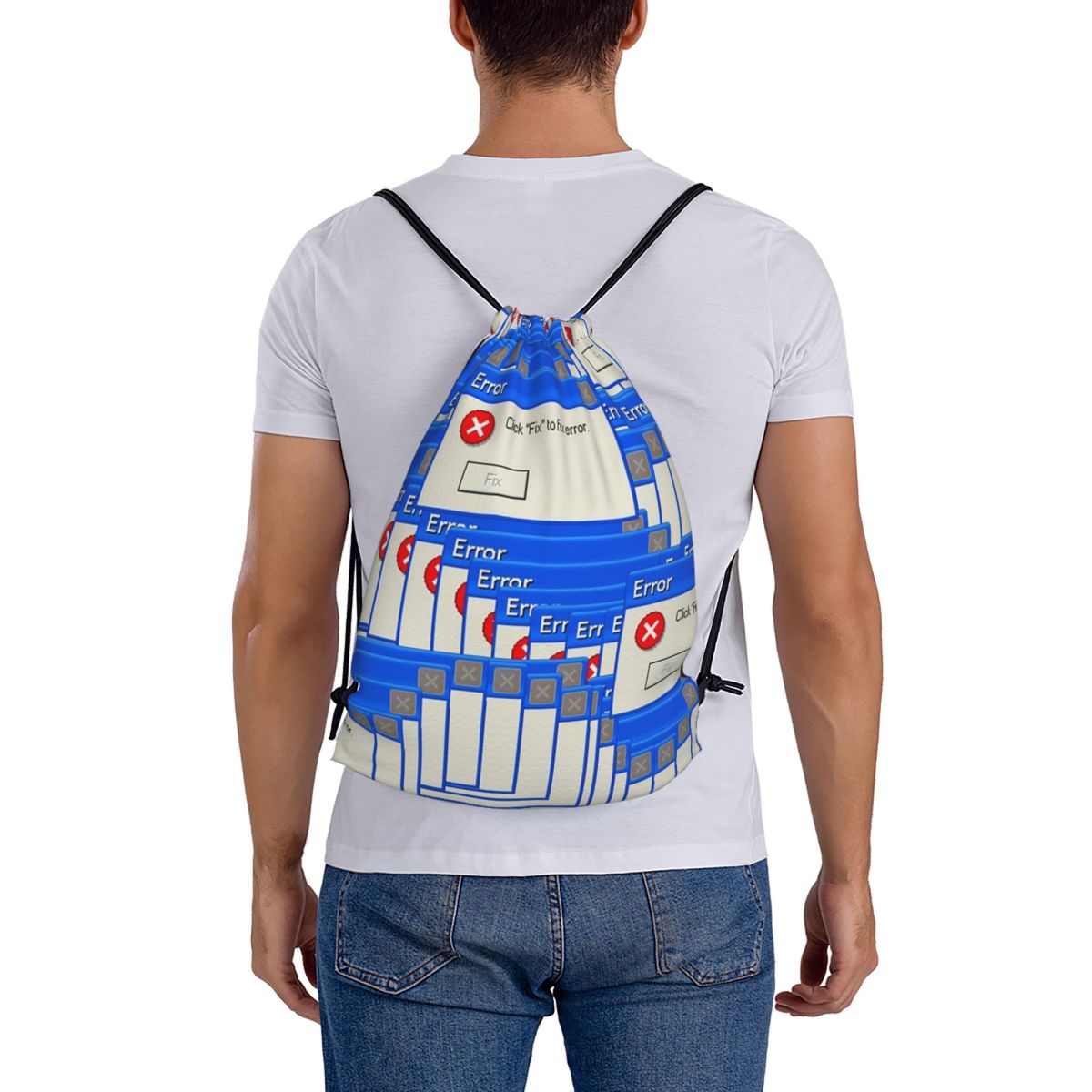 Tile Bag Drawstring - Plecak z motywem Windows XP, plecaki