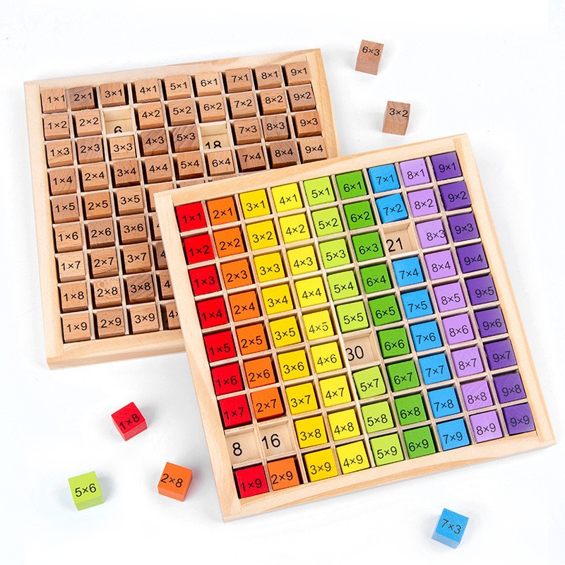 Board Game Simple - Zabawki edukacyjne dla dzieci Montessori Drewniana