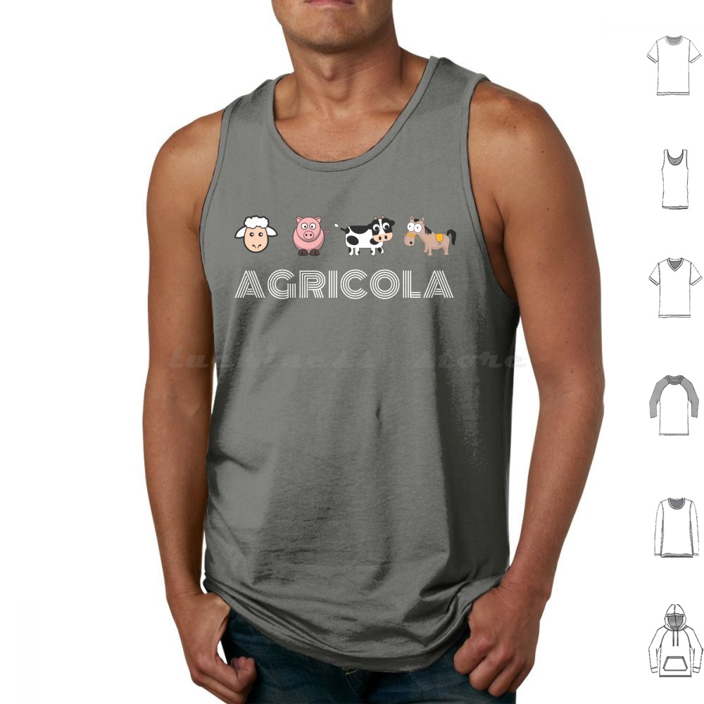 Board Game Geek - Gra planszowa - Agricola Tank Top