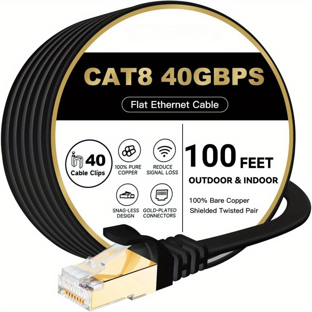 Board Game Geek - Kabel Ethernet Cat8, płaski, kabel do