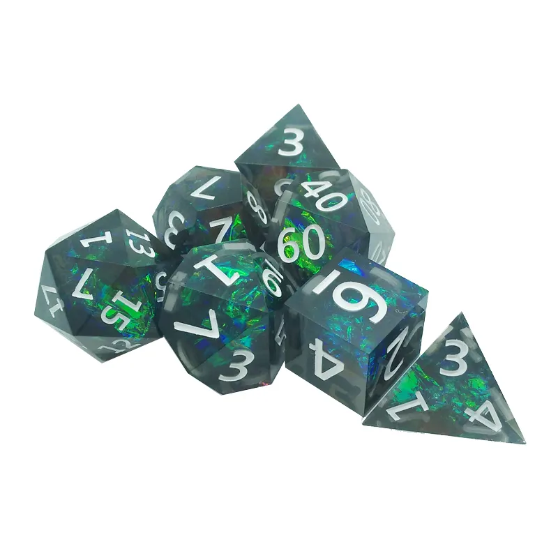 7PCS zestaw gier w kości z żyw – Board Game Roleplay recenzja i cena