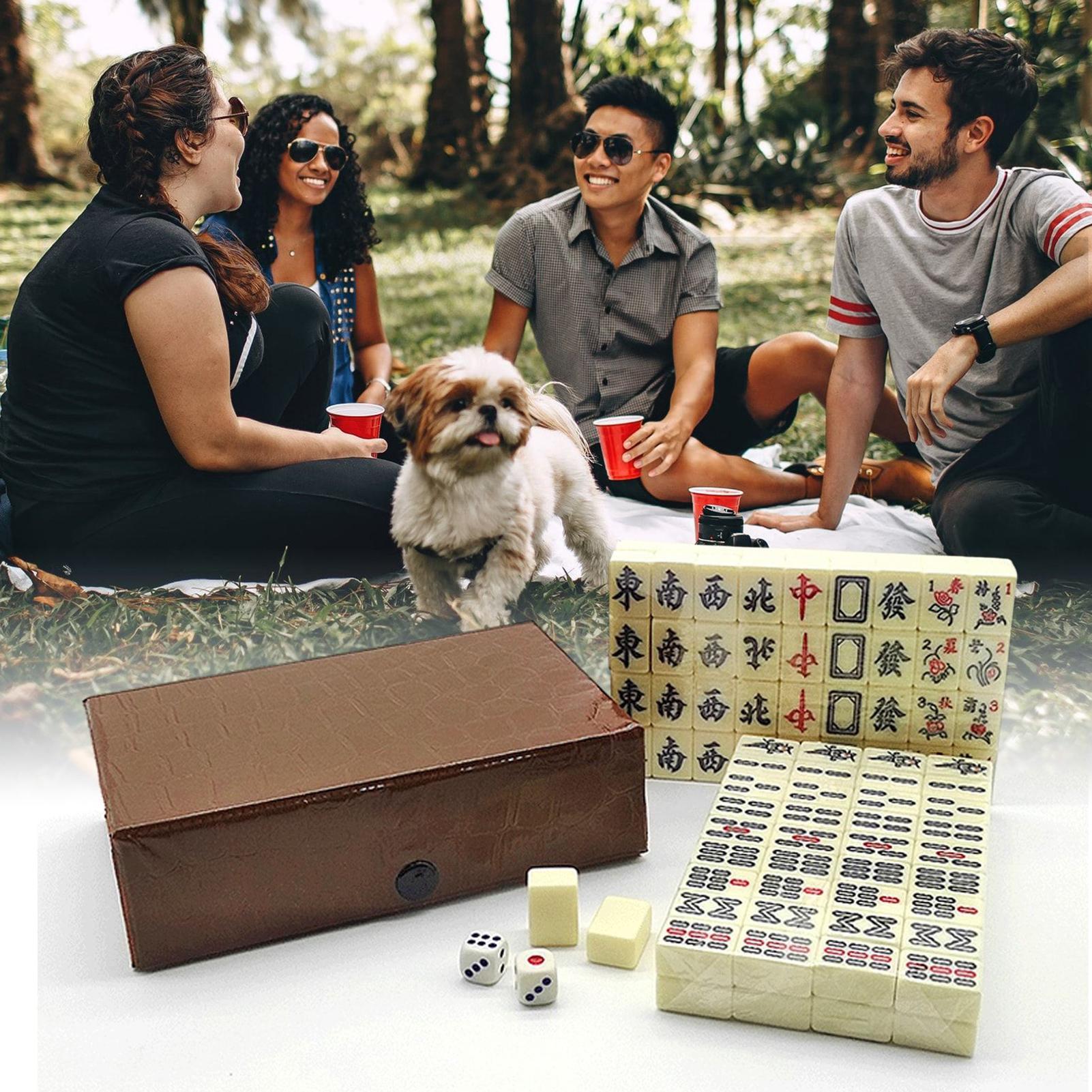 Mini Zestaw Mahjong Przenośny  – Board Game Mahjong recenzja i cena