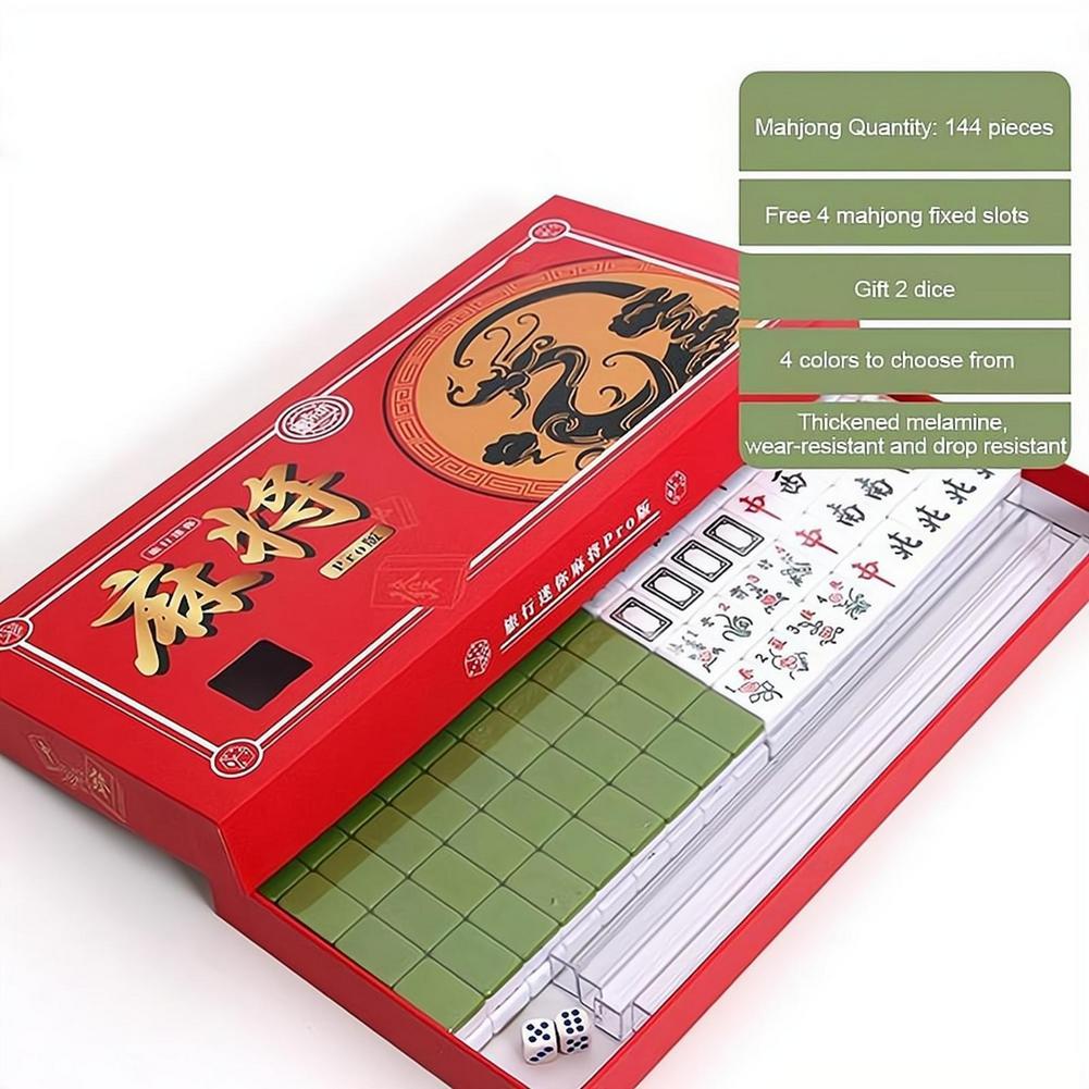 Przenośny Mini Zestaw Mahjong  – Board Game Mahjong recenzja i cena