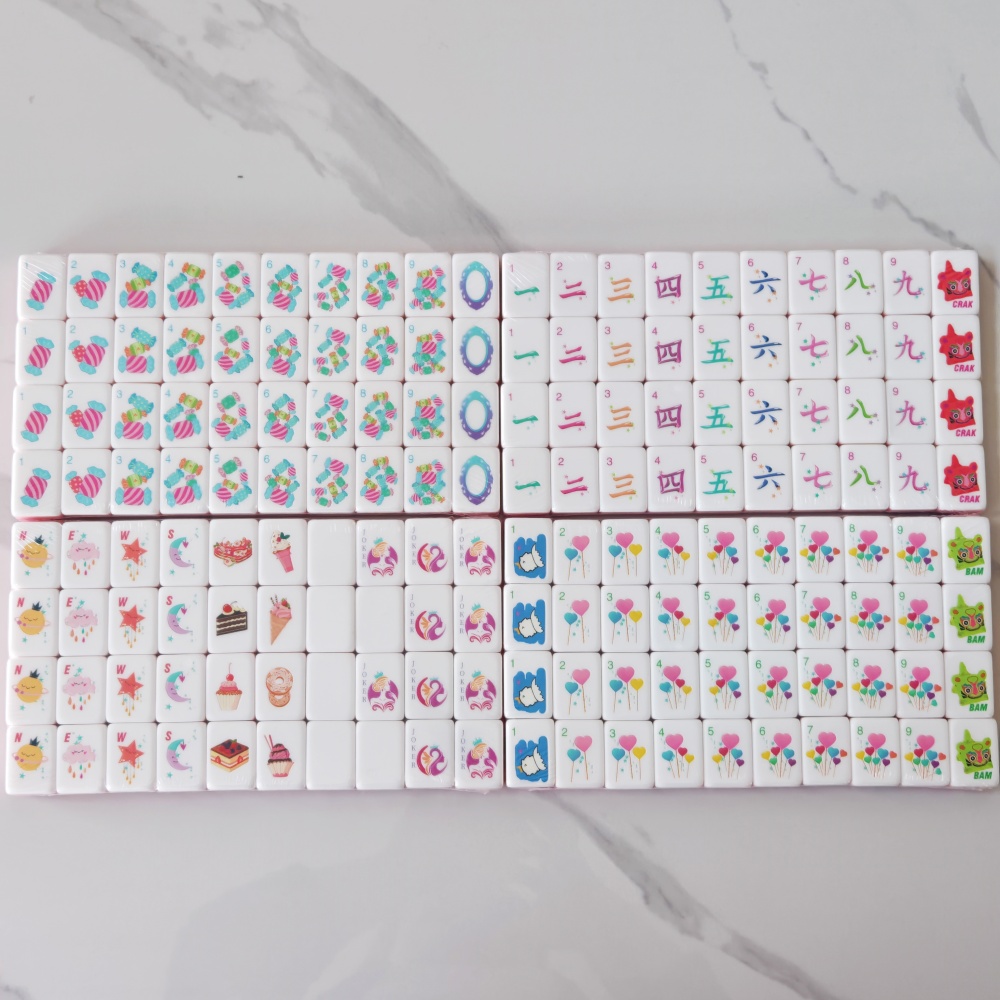 Różowo-czerwony, personalizowa – Board Game Mahjong recenzja i cena