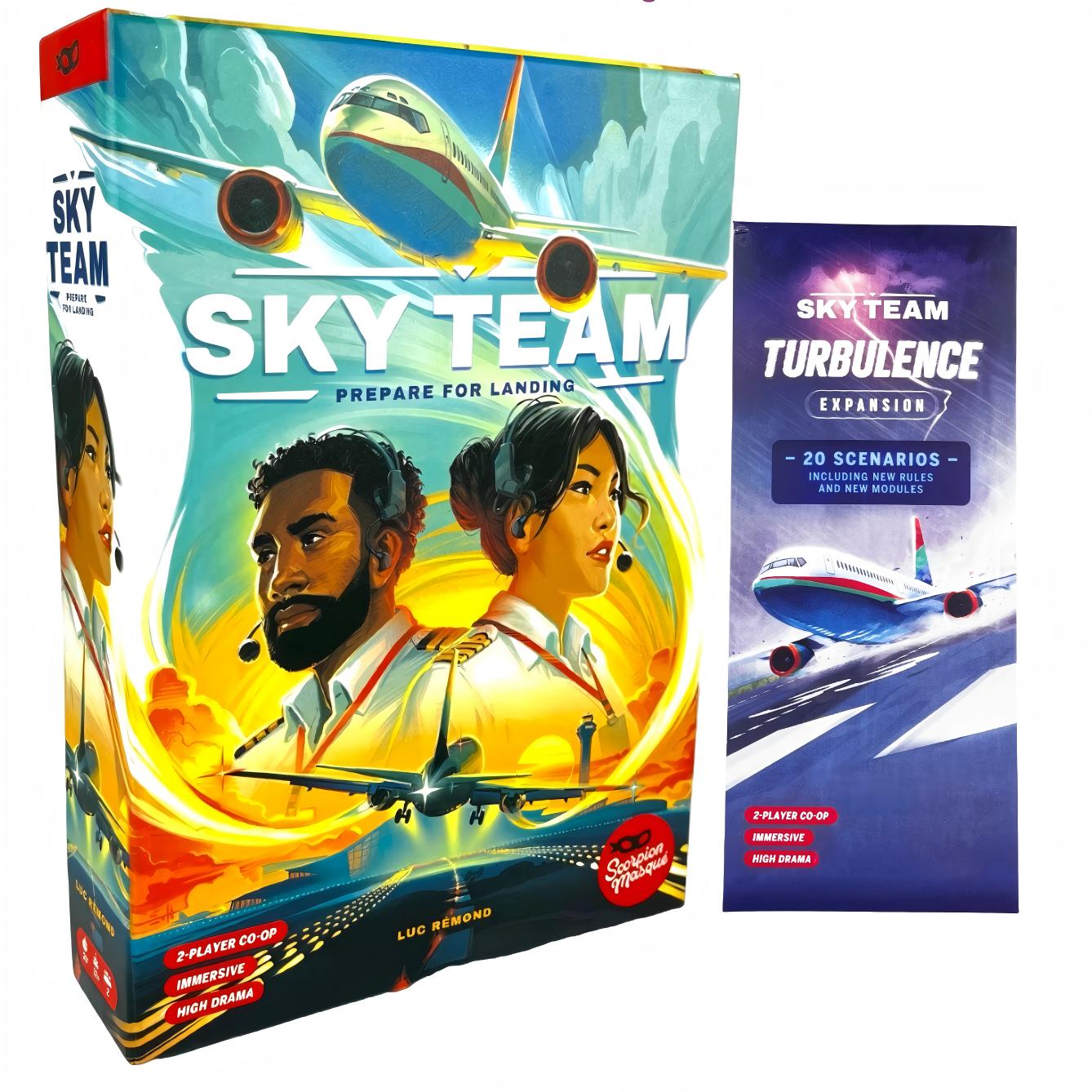 Gra planszowa: SKY TEAM Gra po – Board Game Unmatched recenzja i cena