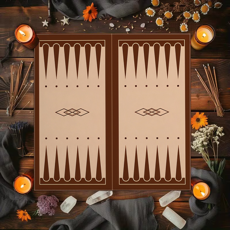 1 szt. Brązowa Mata do Backgam – Board Game Vantage recenzja i cena