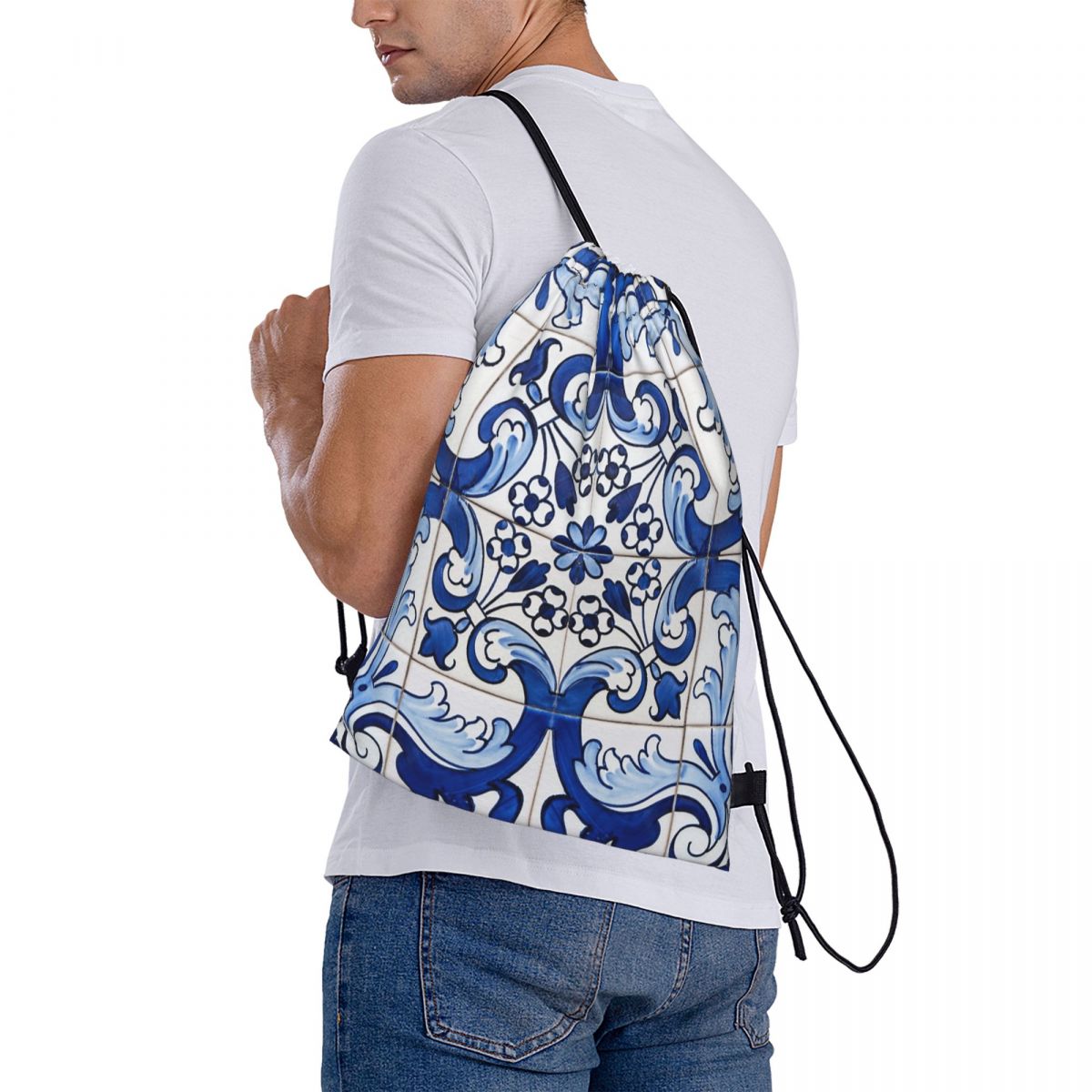Antyczne Klasyczne Lisabonskie – Tile Bag Drawstring recenzja i cena