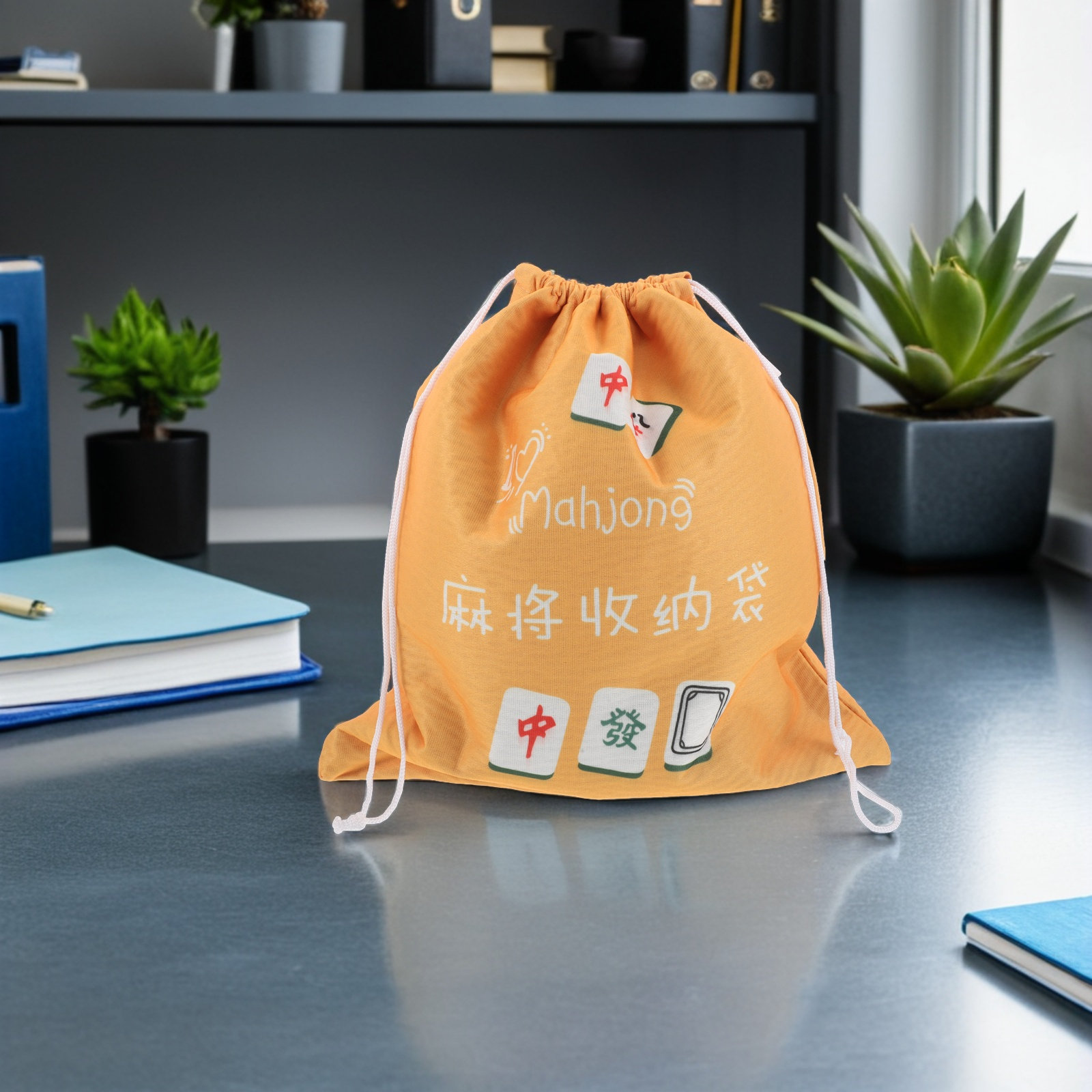 Duża materiałowa torba na mahj – Tile Bag Drawstring recenzja i cena
