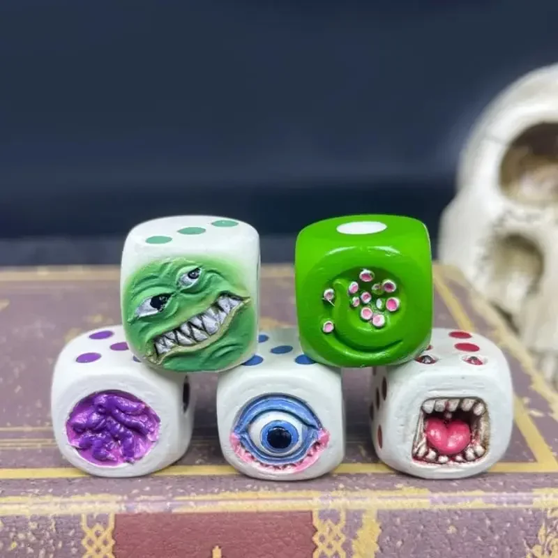 Zestaw kostek z żywicy Monster – Board Game Monster recenzja i cena