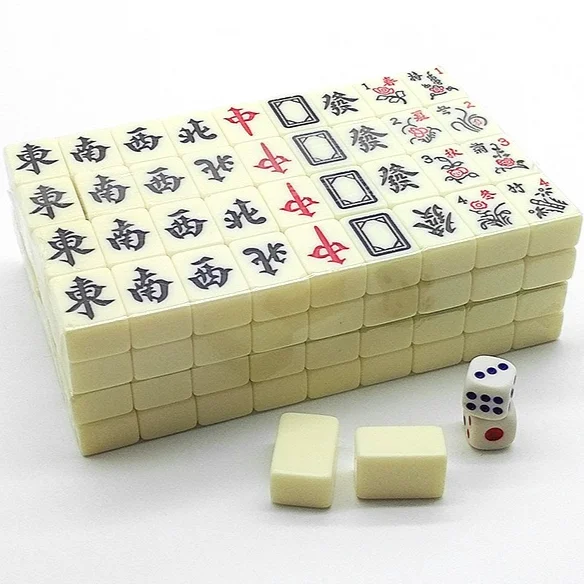 Chiński zestaw do gry Mahjong  – Board Game Mahjong recenzja i cena