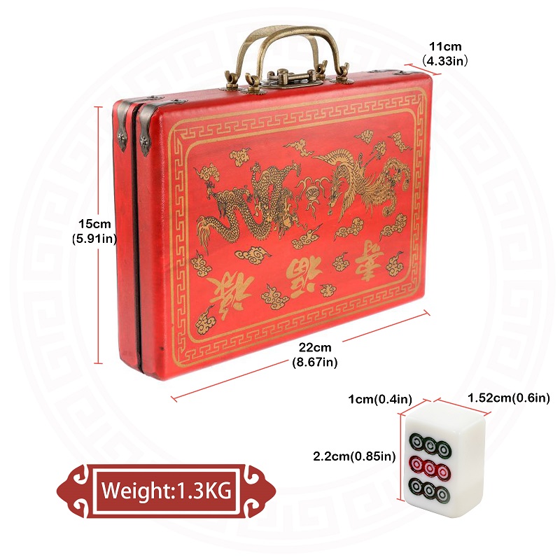 Zestaw do Mahjonga z 144 płytk – Board Game Vantage recenzja i cena