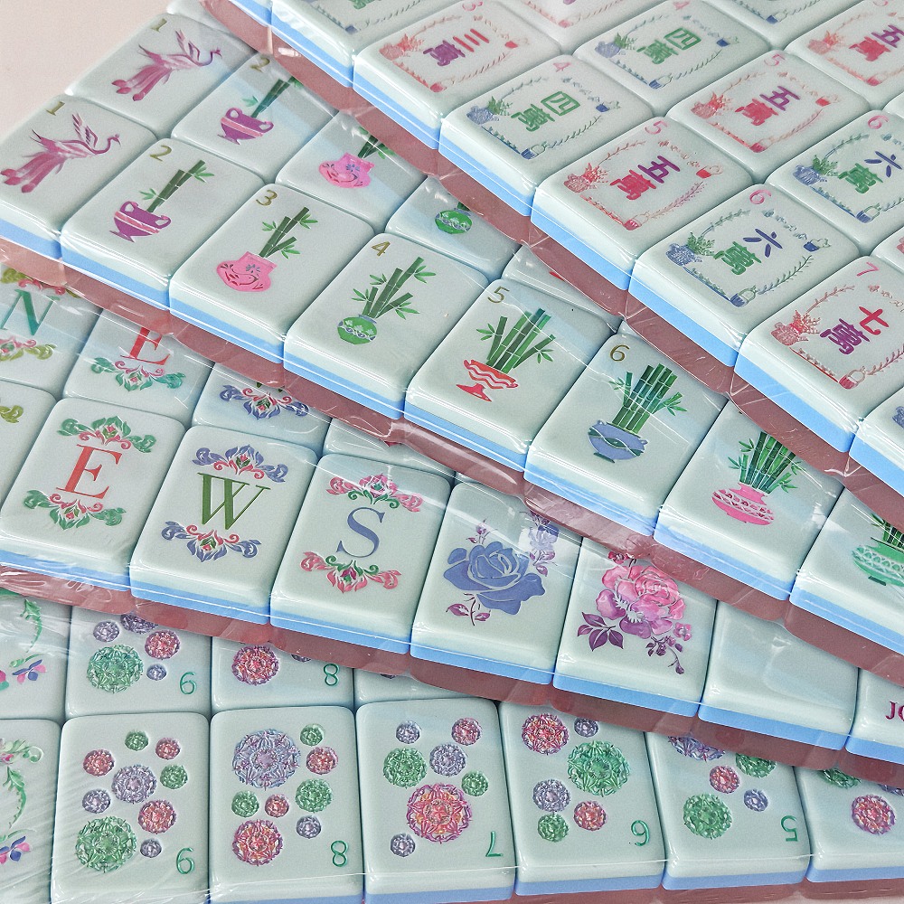 Grawerowany Perłowo-Różowy Akr – Board Game Mahjong recenzja i cena